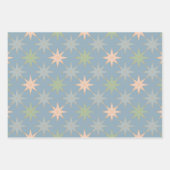  traditionele kerststerretro inpakpapier vel (Voorkant 3)