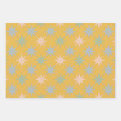  traditionele kerststerretro inpakpapier vel (Voorkant 2)