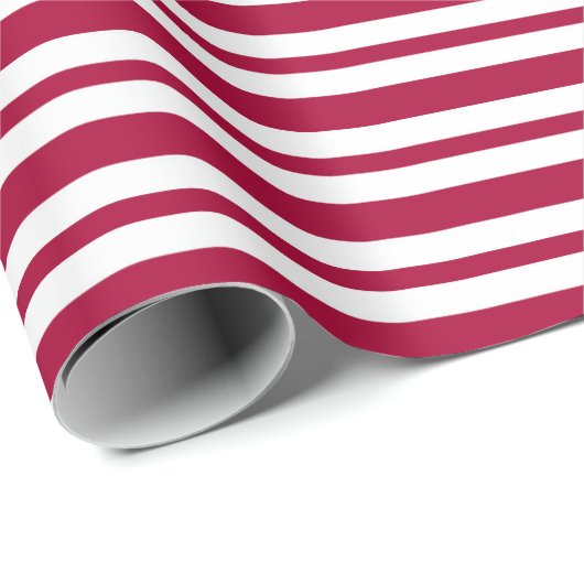 Traditionele kerststrepen cadeaupapier (Rol Hoek)