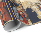 Traditionele kerstvakantieschildering cadeaupapier (Rol Hoek)