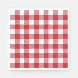 Traditionele kerstviering tartan servet