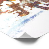 traditionele kerstwinterscène poster (Hoek)