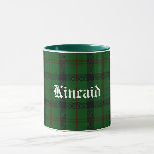 Traditionele Kincaid Tartan Pset Mok (Midden)