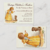 Traditionele kinderkleding, spoeling visitekaartje (Voorkant / Achterkant)
