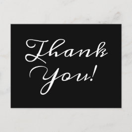 Traditionele, Klassieke "Dank U!" Ansichtkaart Briefkaart