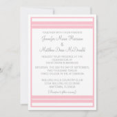 Traditionele klassieke huwelijksuitnodiging met St Kaart (Voorkant)