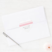 Traditionele klassieke kraakbeugels hart sticker (Envelop)