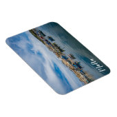 Traditionele kleurrijke vissersboten in de haven magneet (Rechterzijde)