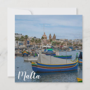 Traditionele kleurrijke vissersboten op Malta