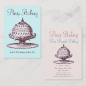 Traditionele koffiewinkel / Koffiewinkel / Bakkeri Visitekaartje (Voorkant / Achterkant)
