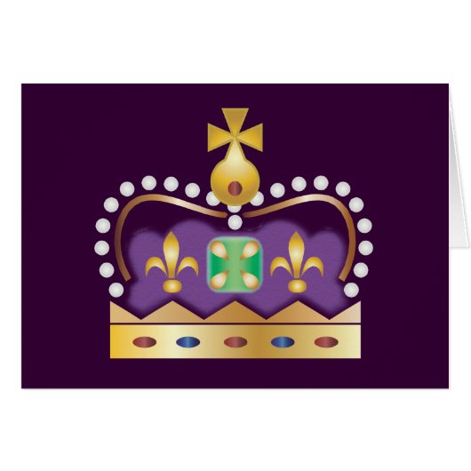 Traditionele koninklijke kroon (Voorkant Horizontaal)