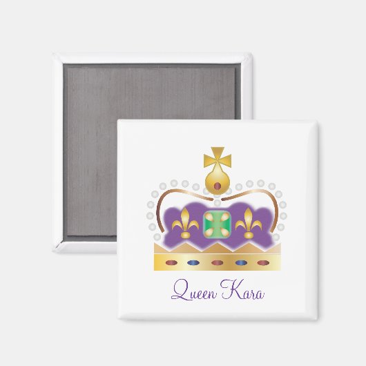 Traditionele koninklijke kroon magneet (Voorkant / Achterkant)