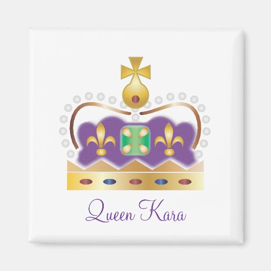 Traditionele koninklijke kroon magneet (Voorkant)