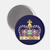 Traditionele koninklijke kroon magneet (Voorkant / Achterkant)