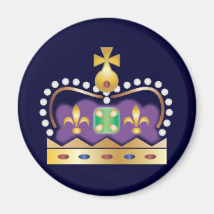 Traditionele koninklijke kroon magneet