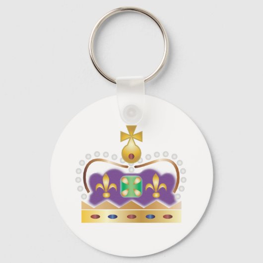 Traditionele koninklijke kroon sleutelhanger (Voorkant)