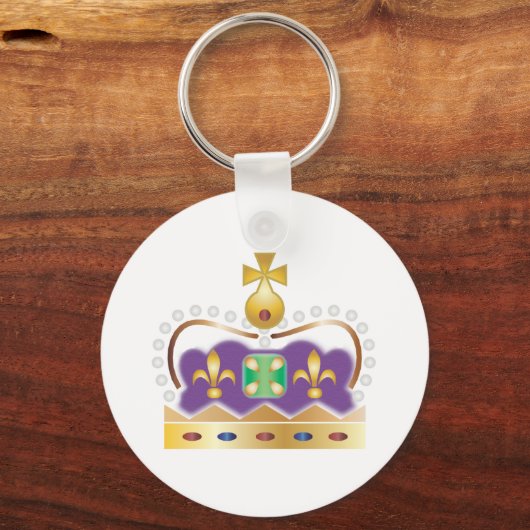 Traditionele koninklijke kroon sleutelhanger (Voorkant)