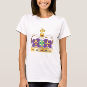 Traditionele koninklijke kroon t-shirt