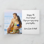 Traditionele koperen 7e Jubileum Keepomwille Foto Kaart (Binnen)