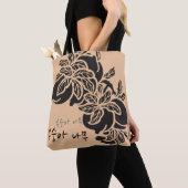 Traditionele Koreaanse Canvas tas (Dichtbij)