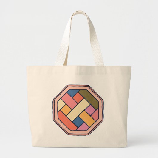 Traditionele Koreaanse Canvas tas voor patroonkuns (Voorkant)