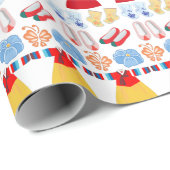 Traditionele Koreaanse Hanbok en Accessoires Cadeaupapier (Rol Hoek)