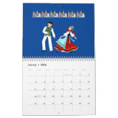 Traditionele kostuum van Franche-Comté Kalender (Jan 2026)