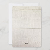 Traditionele Krans Kerst Kaart (Achterkant)