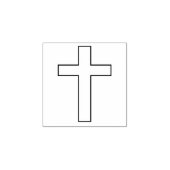 Traditionele kruislings Christelijke religie Cruci Rubberstempel (Afrduk)