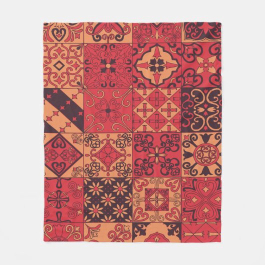 Traditionele Kunst Fleece Deken (Voorkant)