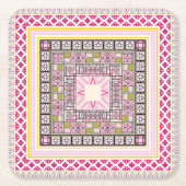 Traditionele kunst kartonnen onderzetters (Voorkant)