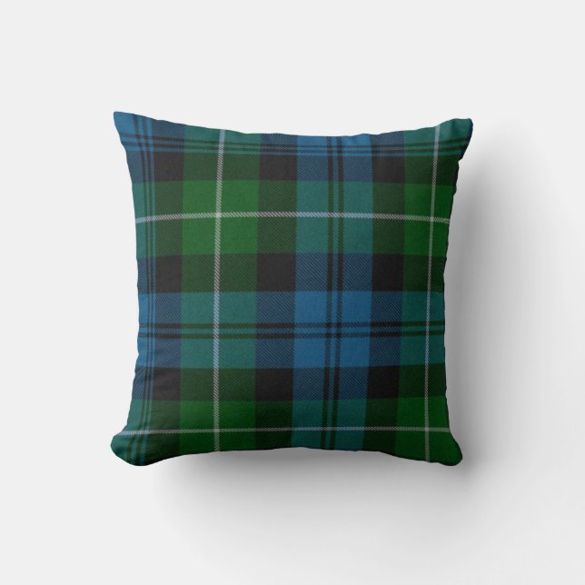 Traditionele Lamont Tartan Pset Pillow Kussen (Voorkant)