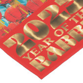 Traditionele lampions Red en Gold konbit Chinees Korte Tafelloper (Hoek)