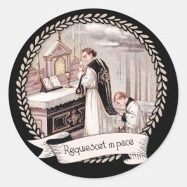 Traditionele Latijns-Amerikaanse begrafenis Ronde Sticker