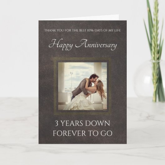 Traditionele lederen blik 3de Kaart van het Jubile (Voorkant)