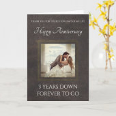 Traditionele lederen blik 3de Kaart van het Jubile (Gele Bloem)