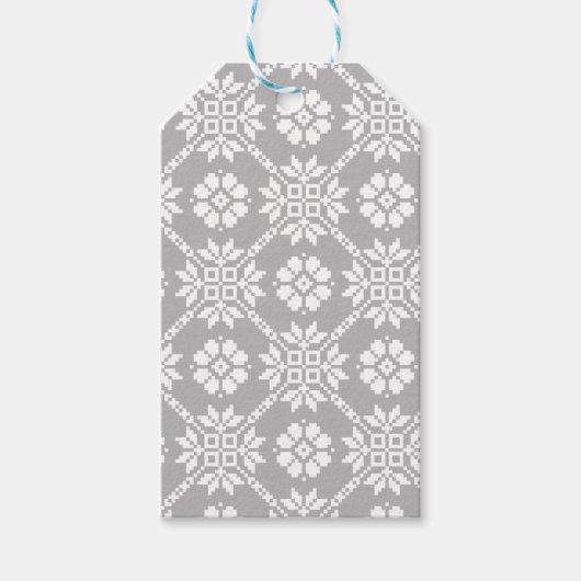 Traditionele Letse grijze zon Auseklis Saulite Cadeaulabel (Voorkant)