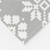 Traditionele Letse grijze zon Auseklis Saulite Fleece Deken (Hoek)