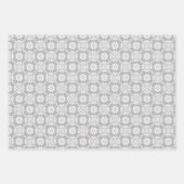 Traditionele Letse grijze zon Auseklis Saulite Inpakpapier Vel (Voorkant 2)