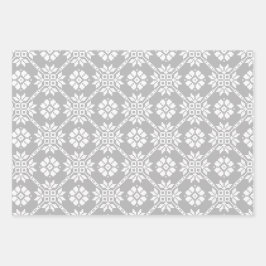 Traditionele Letse grijze zon Auseklis Saulite Inpakpapier Vel