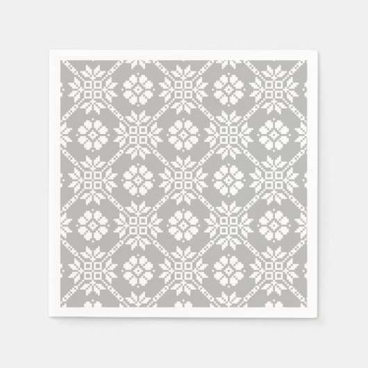 Traditionele Letse grijze zon Auseklis Saulite Servet (Voorkant)