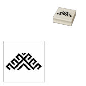 Traditionele Letse Nordic Sign Rubber Stam Rubberstempel (Gestempeld)