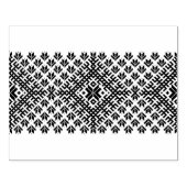 Traditionele Letse Oostzee Noordse Belt Motif Rubberstempel (Afrduk)