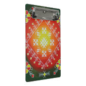 Traditionele Letse volkskunst met symbolen schilde Mini Klembord (Schuin)