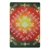 Traditionele Letse volkskunst met symbolen schilde Mini Klembord (Achterkant)