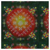 Traditionele Letse volkskunst met symbolen schilde Stof (Close Up)