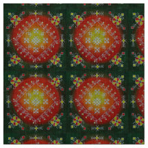 Traditionele Letse volkskunst met symbolen schilde