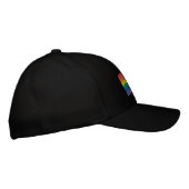 Traditionele LGBTQ+ Pride Flag Geborduurde Pet (Rechts)