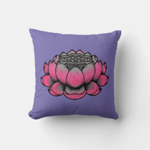 Traditionele Lotus Flower Kussen