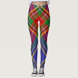 Traditionele Macbeth Clan Hoogland Schotse Plaid Leggings